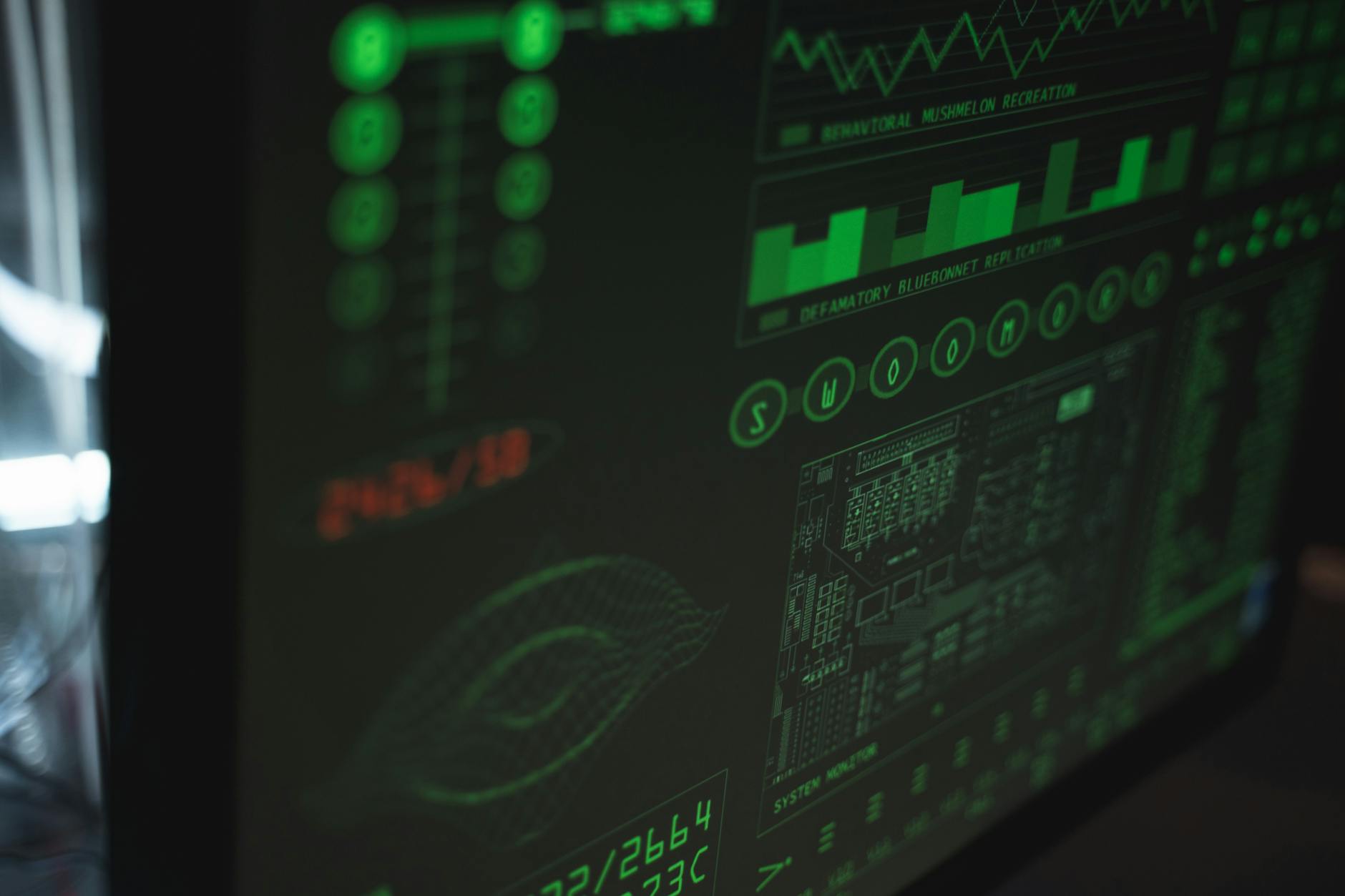 Network monitoring security dashboard