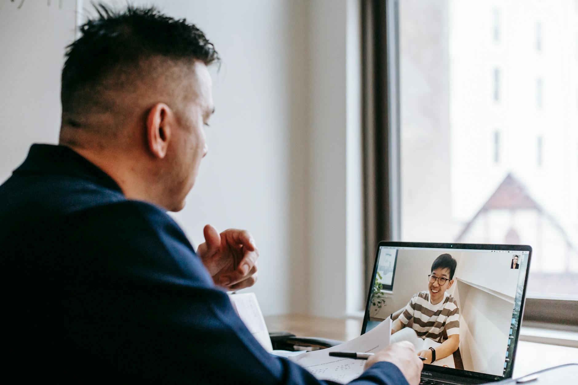 Business video conference meeting professional